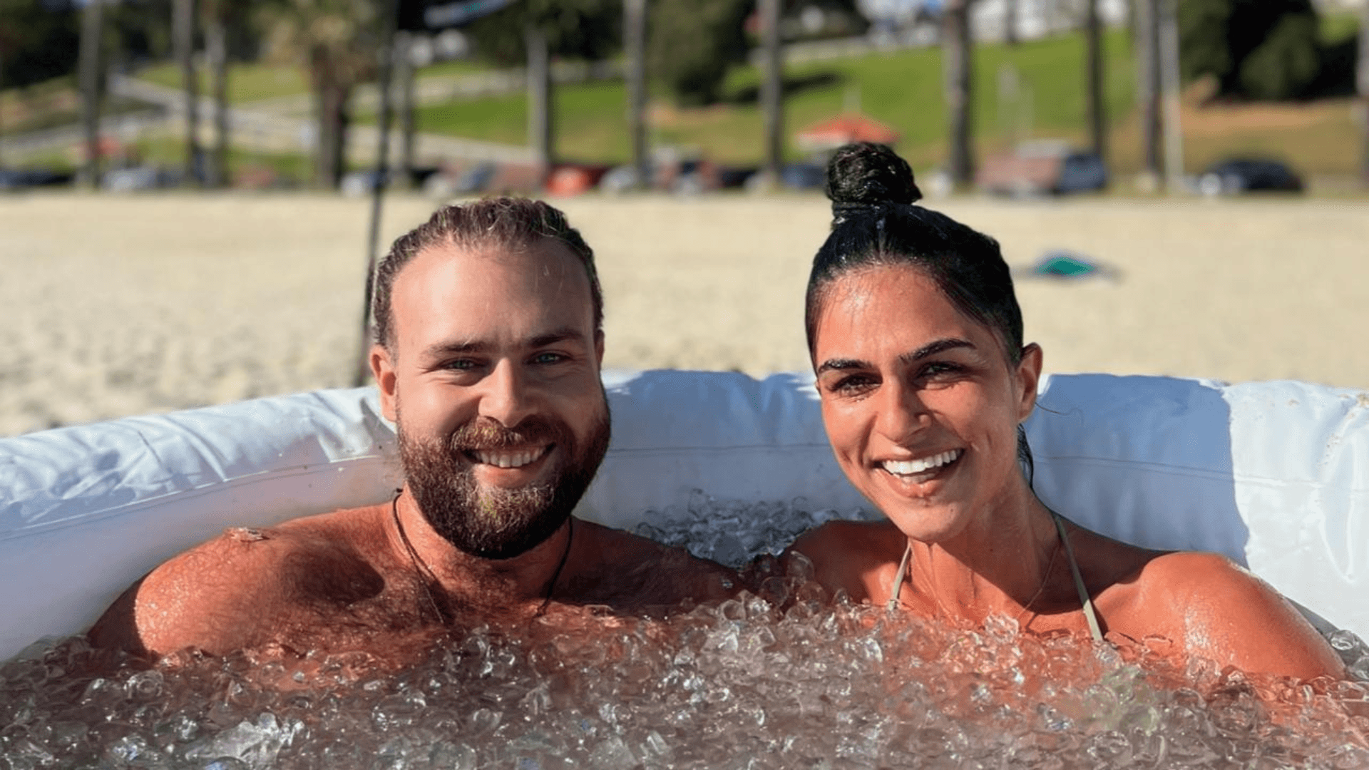 Ice bath cold plunge therapy